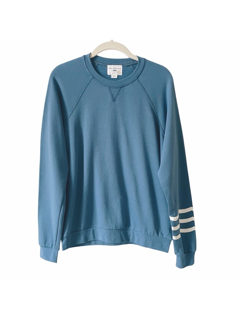Sol Angeles Coastal Waves Pullover & Jogger Set Atlantic Size Small Loungewear - Picture 2 of 13